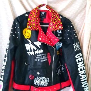 Faux Leather Moto jacket